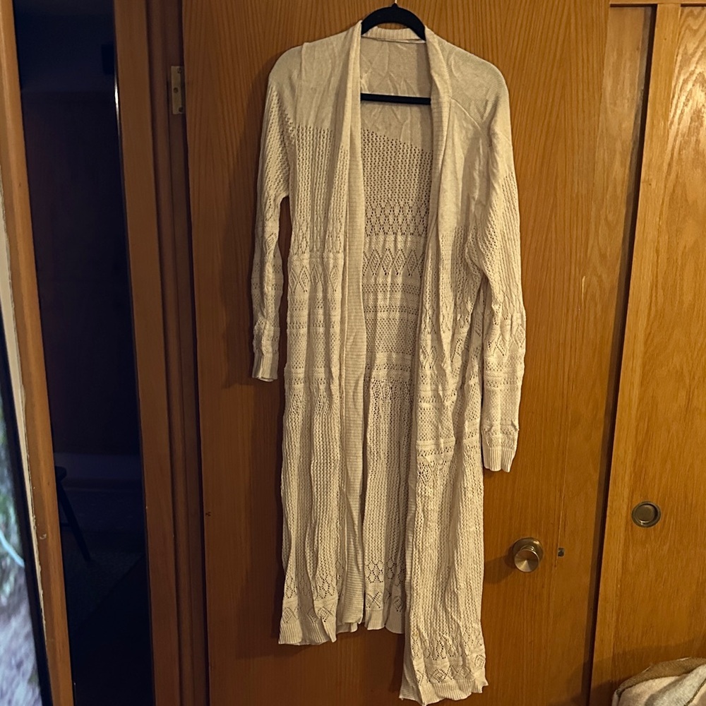 Belldini Cream Knit Cardigan